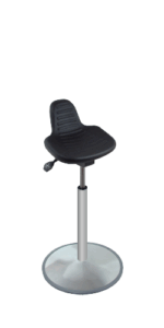 Stahulp met aluminium ronde voet