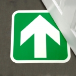 Photoluminescent arrow day web quality
