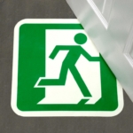 Photoluminescent exit right day web quality