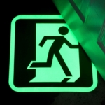 Photoluminescent exit right night high quality